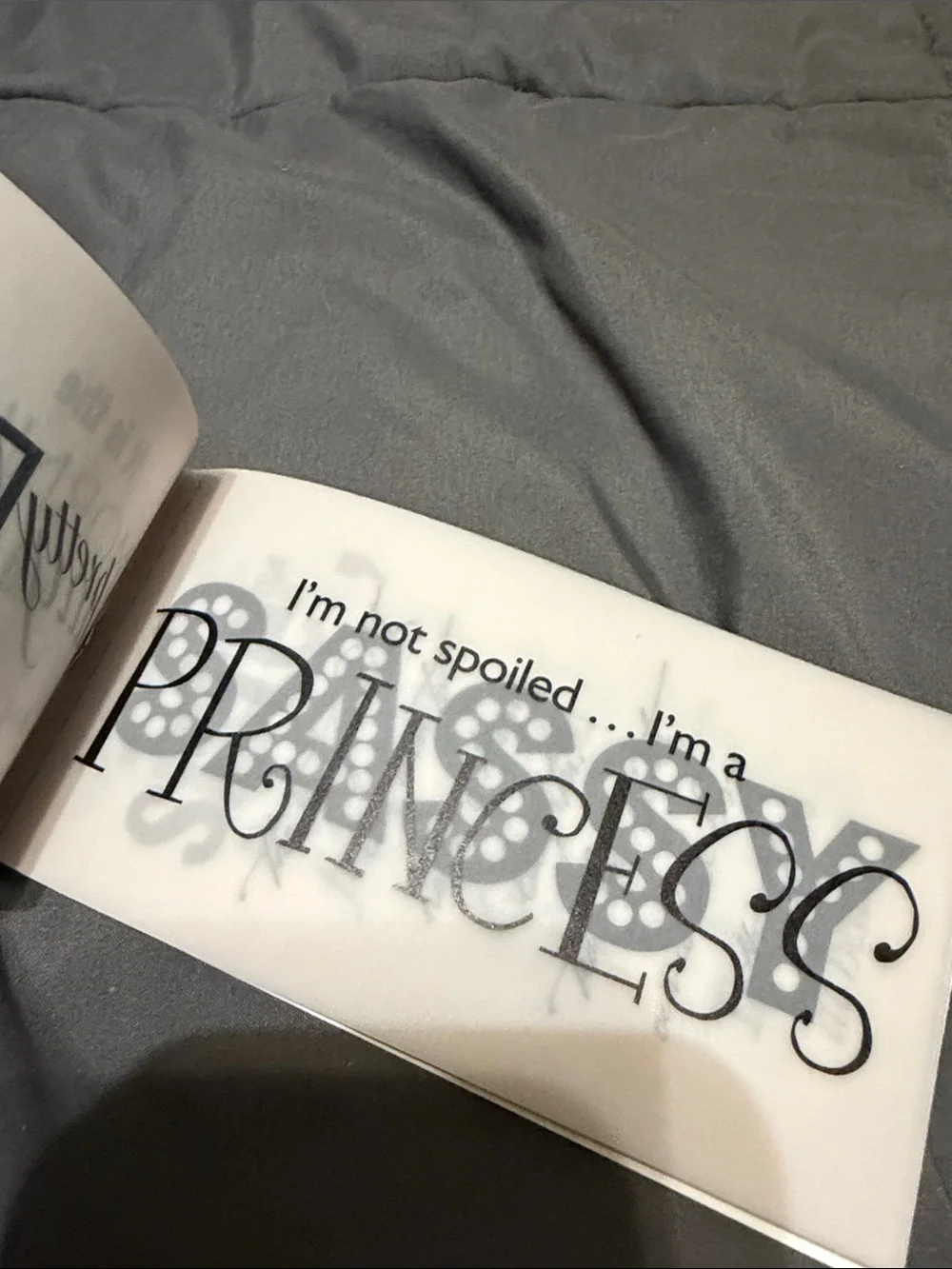 Misc Scrapbook “It’s All About Girls” Vellum Sheet Quotes